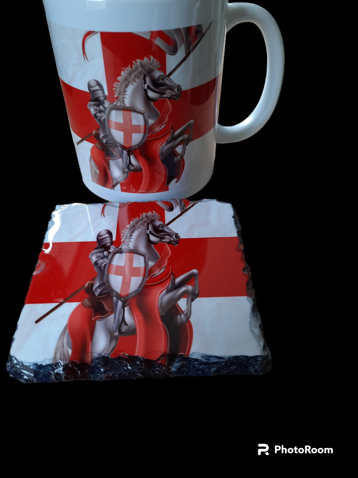 St George's Day Mug And Slate Coaster