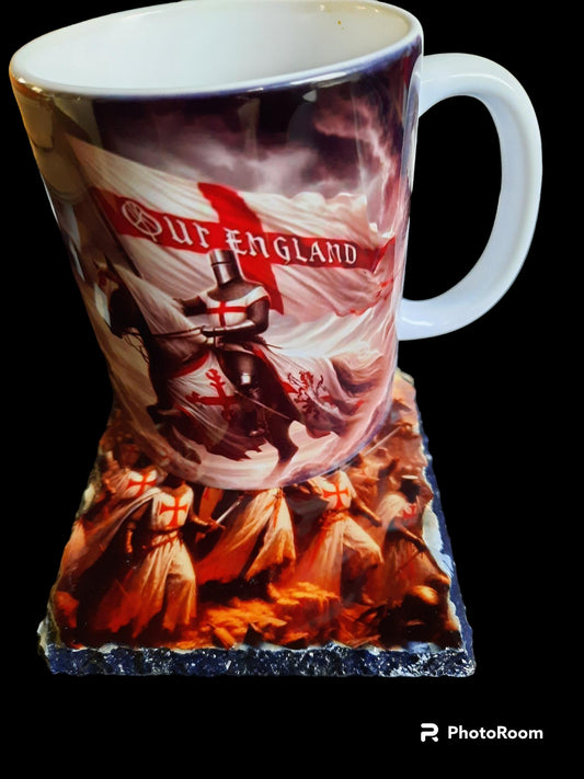 OUR ENGLAND MUG AND COASTER SET