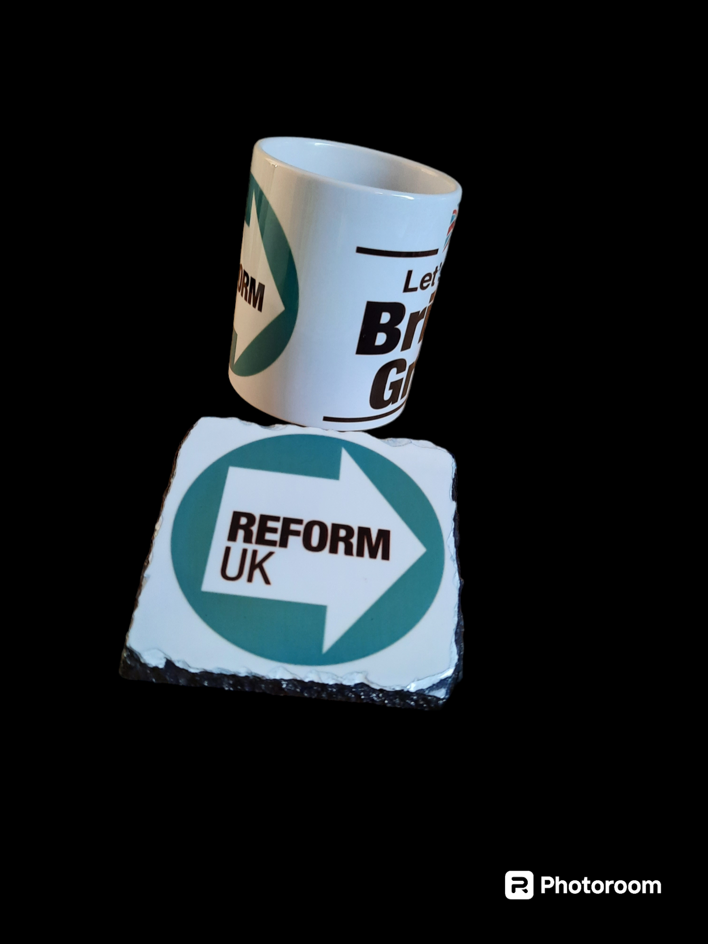 Reform uk mug and coaster set