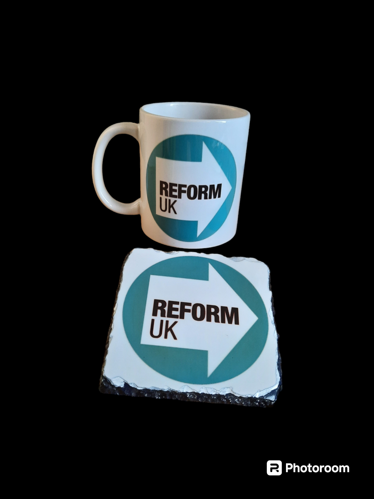 Reform uk mug and coaster set